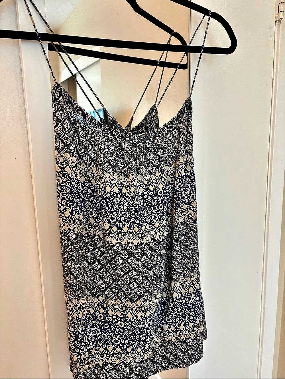 Madewell Silk Top in Bandanna Print - Size 12